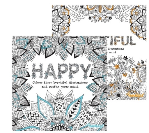 [SDP2938] Beautiful & Happy Advanced Colouring Book #P2938 