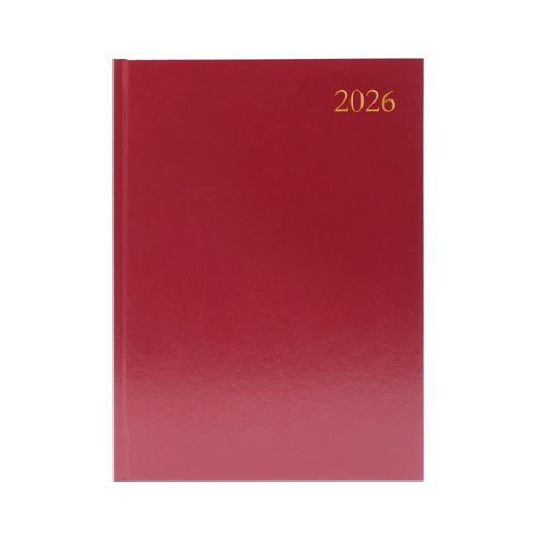 [SDKFA41ABG] Desk Diary 1 Day Page A4 APPT (Sale) (BURGUNDY) 2026 - Sale #KFA41ABG26
