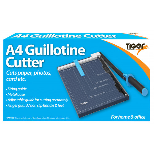 [TS302246] Tiger Guillotine A4 Trimmer (Metal Base)