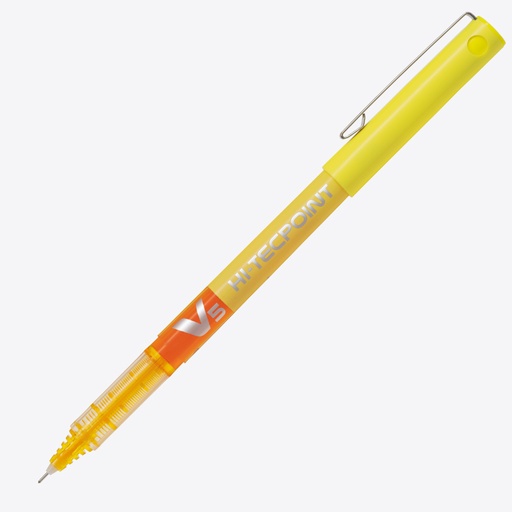 [PPV5YL] Pilot Hi-Tecpoint V5 YELLOW Xtra Fine Pen - (12/bx)