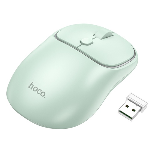 [CHGM25MG] Hoco GM25 MINT GREEN Comfort Grip Wireless Mouse