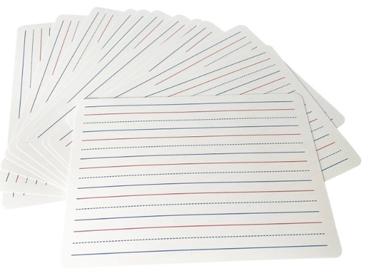 [SD705921] Janrax Handwriting Lined Fexible Writeboard A4 #705921 - SOLD PER BOARD