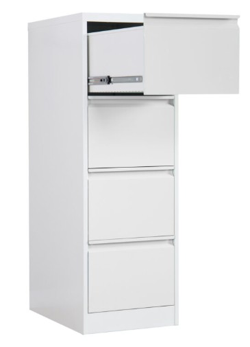 [SDFC4DGY] Phoenix Filing Cabinet 4 Drawer GREY