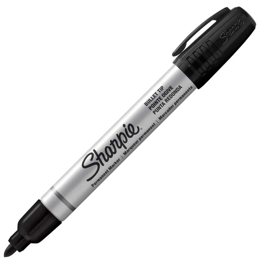 [SASHBUBK] Sharpie Pro BLACK #1794229 BULLET Tip Perm. Marker