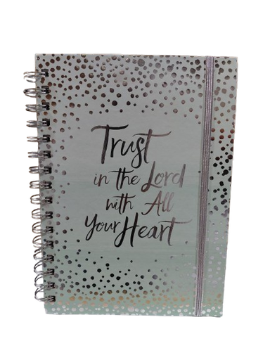 [CN601372] Journal Spiral TRUST IN THE LORD WITH ALL YOUR HEART #S1001-0002 / 127 0027
