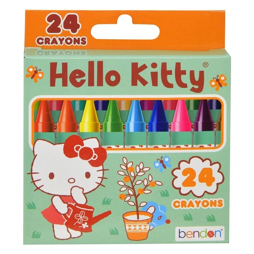 [UPCR24HK] 60097* HELLO KITTY 24pc Crayons