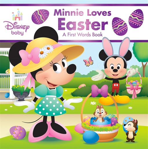 [PD092968] Minnie Loves Easter First Words Board Book - Sale