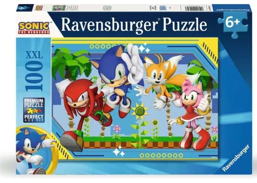 [RU12001134] SONIC The Hedgehog 100XXL pc Puzzle 6+