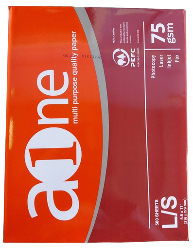 [KXAONELS] AONE Copy L/S 75g Copy Paper per ream - (10/ctn)