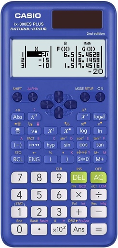 [AMFX300ESPBL] Casio Scientific #FX-300 ESPLUS Blue 262 Functions Calculator