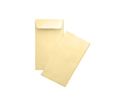 [BXMN0402] 4-1/2" x 2-3/4" Manilla Envelopes 4"x2" 106mm x 70mm (Sold as 50/pk)