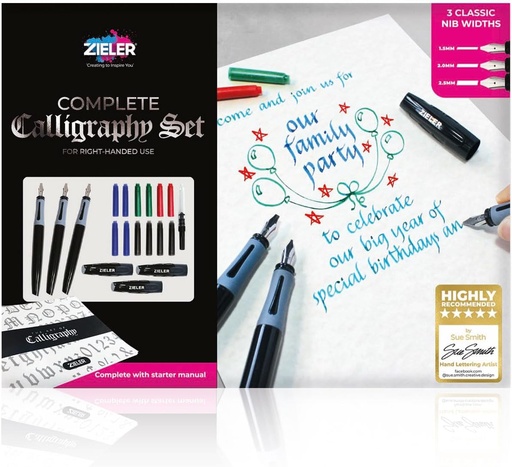 [SD9608119] Zieler Complete Calligraphy Starter Set w/Pad #09608119