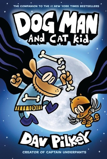 [HC192123] Dog Man #4 Cat Kid PB - Dav Pilkey
