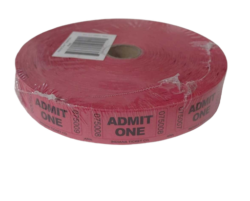 [VS101011] Admission Roll Tickets Single RED #85410
