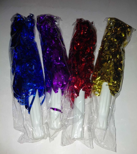 [IMBX175] Cheerleading Pom Poms (Blue/Green/Gold/Red/Purple/Silver)