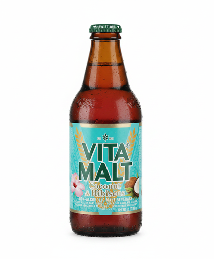 [LWVITACH] Vita Malt COCONUT HIBISCUS 11.2oz Bottle - Each - (24/ctn)