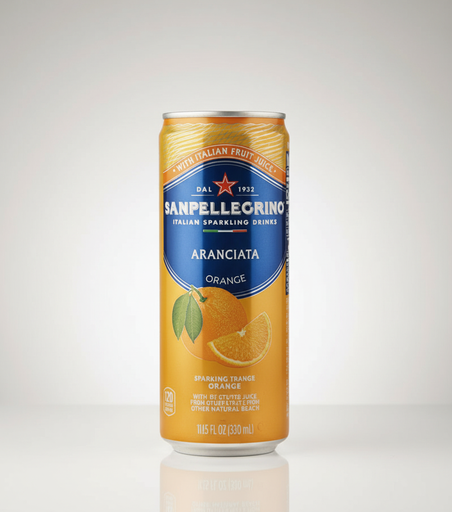 [LWSANPOR] Sanpellegrino ORANGE 330ml Can - Each - (24/ctn)