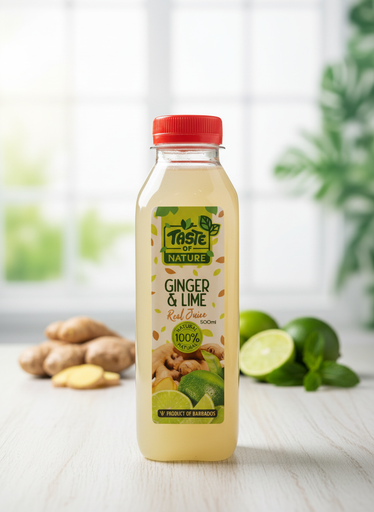 [TN728998] Taste Of Nature GINGER & LIME 16oz Juice