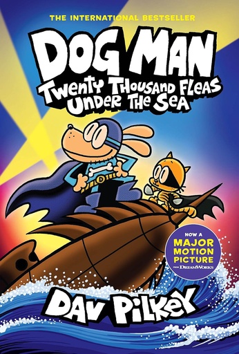 [HC330025] Dog Man #11 Twenty Thousand Fleas Under The Sea PB - Dav Pilkey
