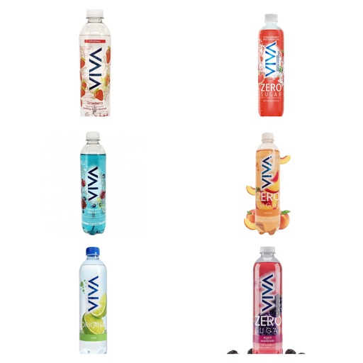 Viva Naturally Flavoured Sparkling Water 500ml