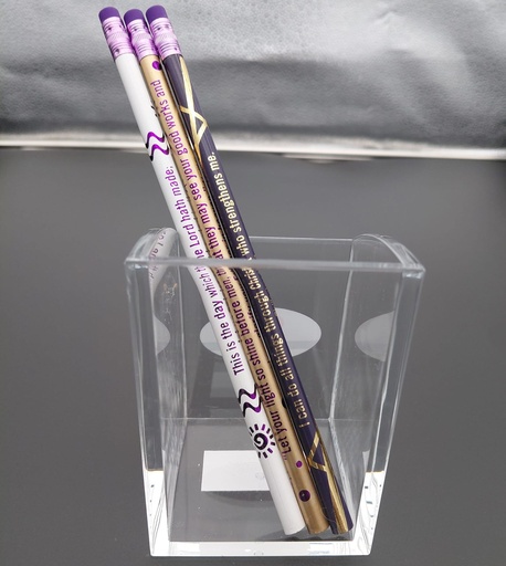[MO52219] Moon HB Pencil "FAVORITE BIBLE VERSES" - (144/bx)