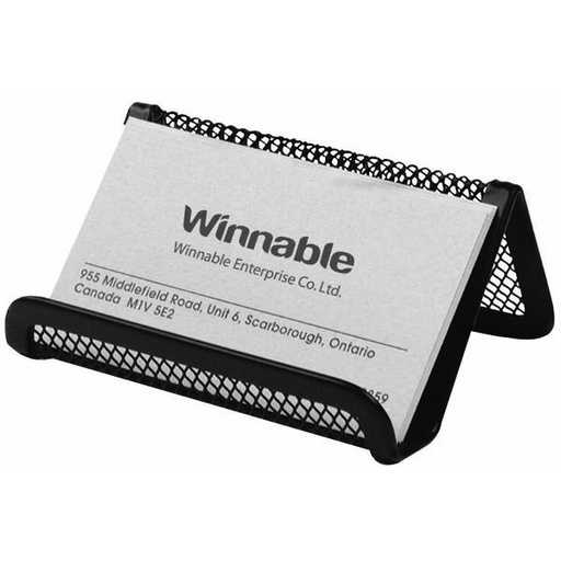 [MR12251] Business Card Holder Wiremesh Black #12251