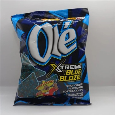 [CFOLEBB] Sunshine Snacks Ole Xtreme Blue Blaze Chips 43g 
