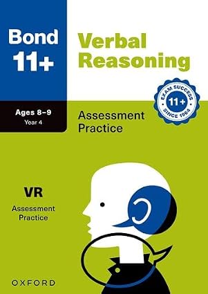 [OX074667] Bond Verbal Reasoning Assess Papers 8-9 Years - 2026 Edit.
