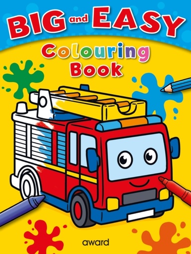 [AW701149BE] Big & Easy FIRE ENGINE Colouring Book #149BE