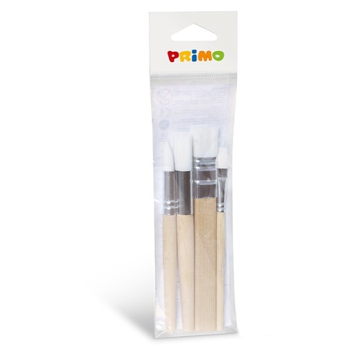 [PR1246PJ] Primo Pennelli 4pc Paint Brush Set #1246PJ