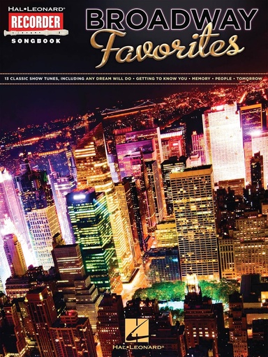 [AZ572281] Broadway Favorites: Hal Leonard Recorder Songbook
