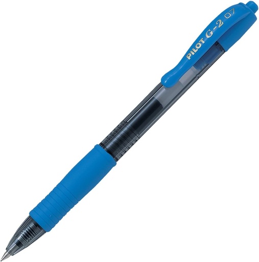 [PPG207SB] PILOT Retr. Gel SKY BLUE FINE #BL-G2-7SB 0.7mm Pen (Each) - (12/bx)