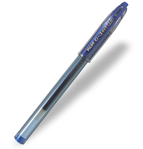 [PPBLG310L] Pilot G3 Rollerball Gel BLUE MED 1.0mm Pen #BL-G3-10L (Each) - 12/bx