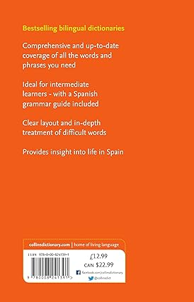 Collins Spanish Dictionary & Grammar 8th Ed PB – Brydens Retail Inc